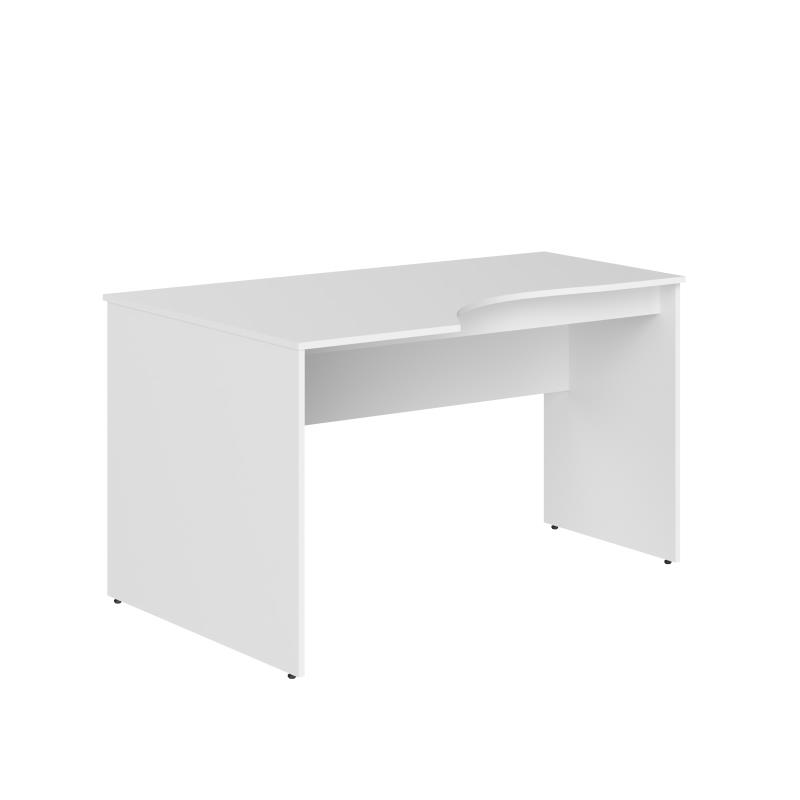 Каркас стола эргономичного SET140-1(L) Белый 1400х900х760 SIMPLE
