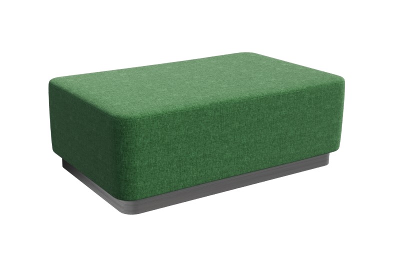 Пуфик Vermont PV-6 Velvet lux 77/Серебро