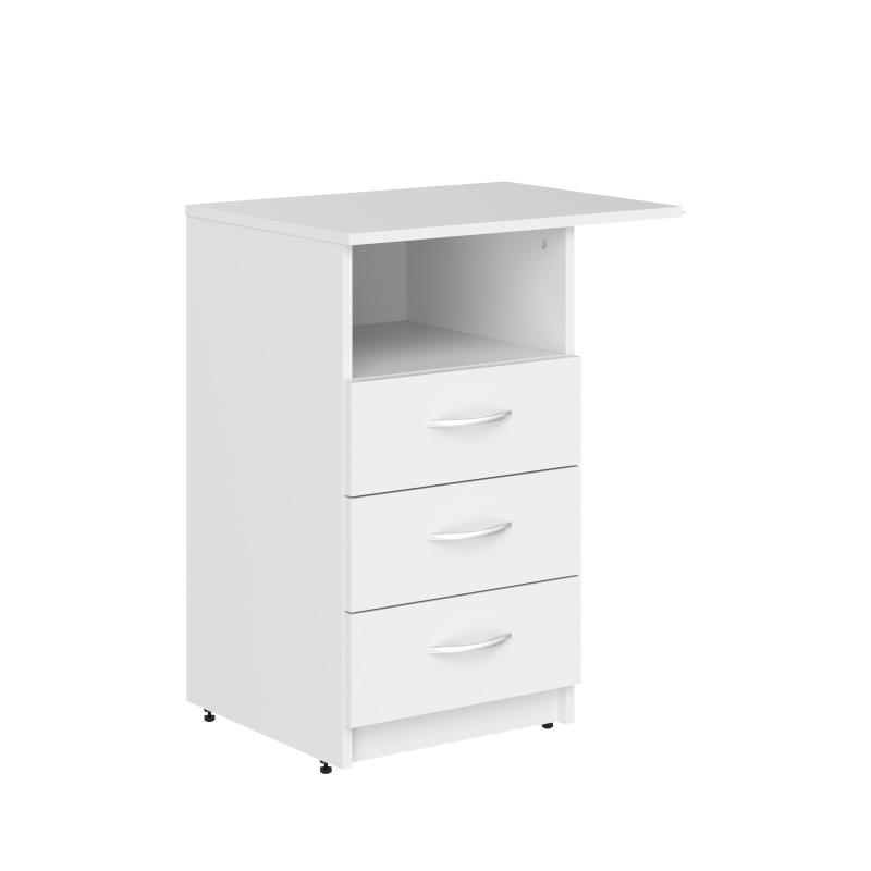 Тумба приставная SC-3D.2A Белый 600х450х760 SIMPLE