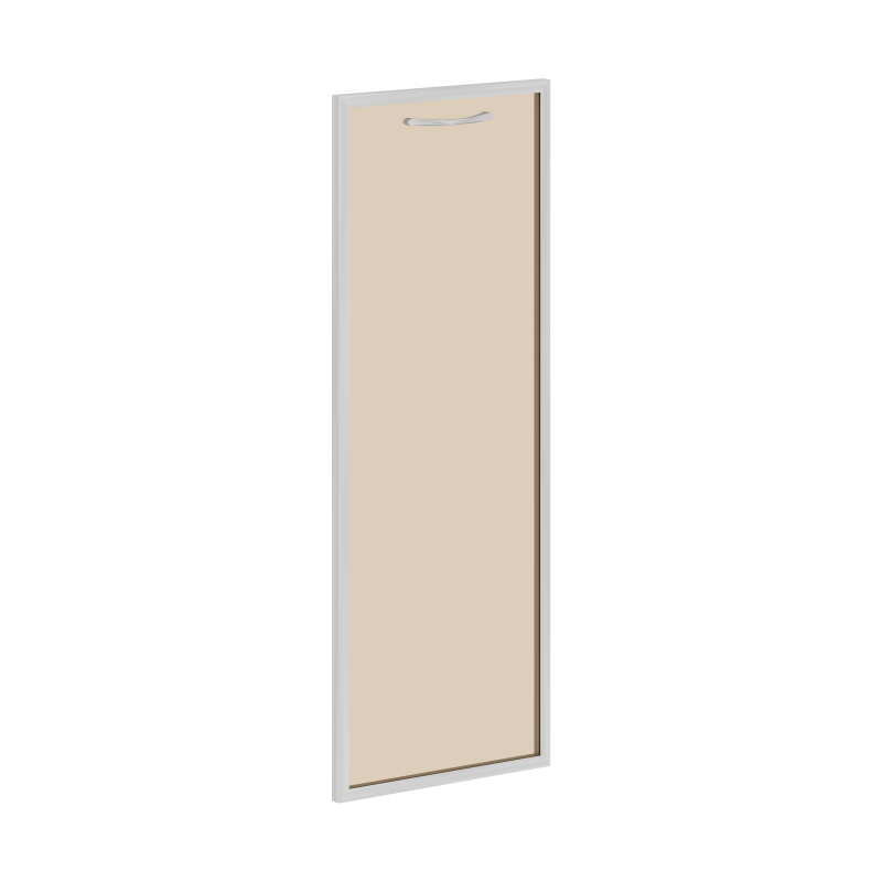 Дверь стеклянная в AL-рамке DRG 42-1(L) Бронза тонированное 420х20х1132 DIONI