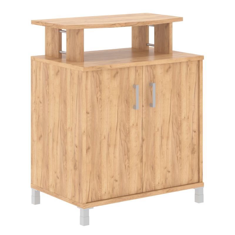 Фригобар с опорами B 450.1 Дуб Бофорд 900х900х1145 BORN