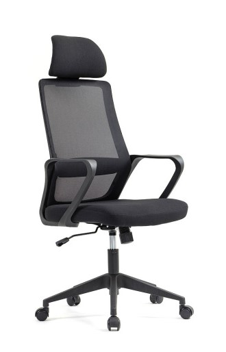 Кресло руководителя Riva Chair Point RCH 8325H Черный пластик/Черный