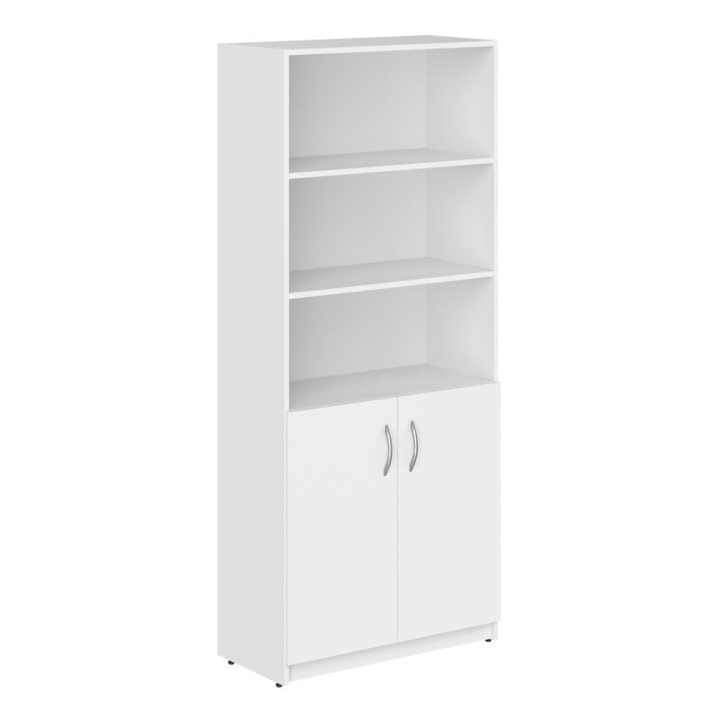 Шкаф с комплектом глухих малых дверей SR-5W.5 Белый 770х375х1815 SIMPLE