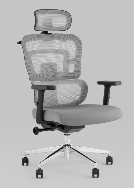 Кресло офисное TopChairs Techno серый