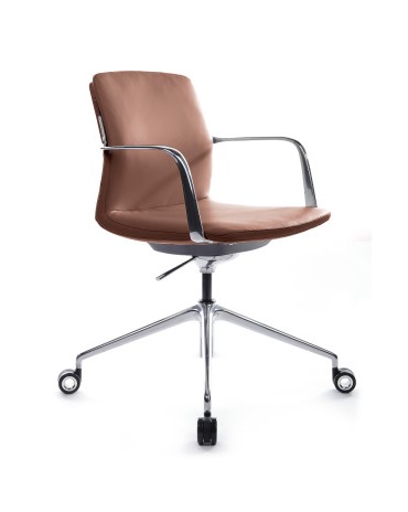 Кресло руководителя RV Design Plaza-M FK004-B12 Светло-коричневый