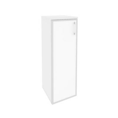 Onix Шкаф средний узкий левый O.SU-2.4 R (L) white Белый Бриллиант/Стекло White 400*420*1207