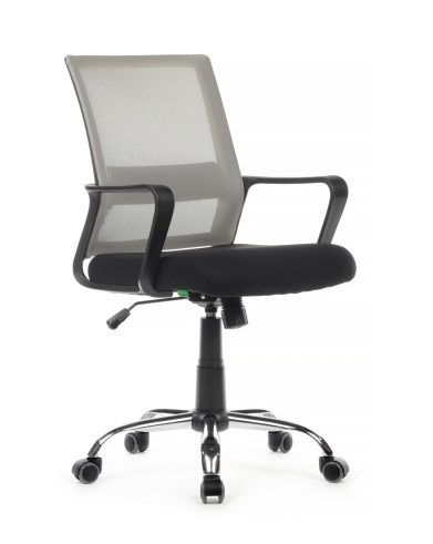 Кресло офисное Riva Chair Mint RCH 1029MB Серый/Черный