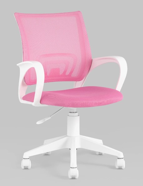 Кресло офисное TopChairs ST-BASIC-W розовый TW-06A TW-13A сетка/ткань крестовина пластик пластик