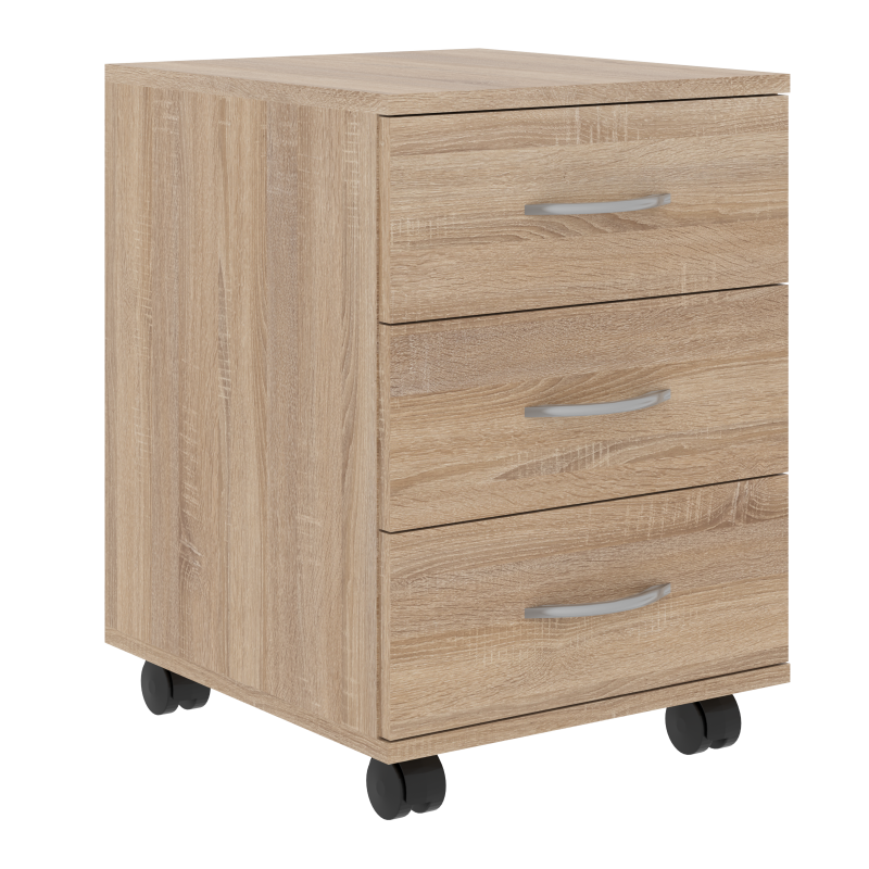 Тумба мобильная SC-3M.1 Дуб Сонома светлый 412х450х566 SIMPLE
