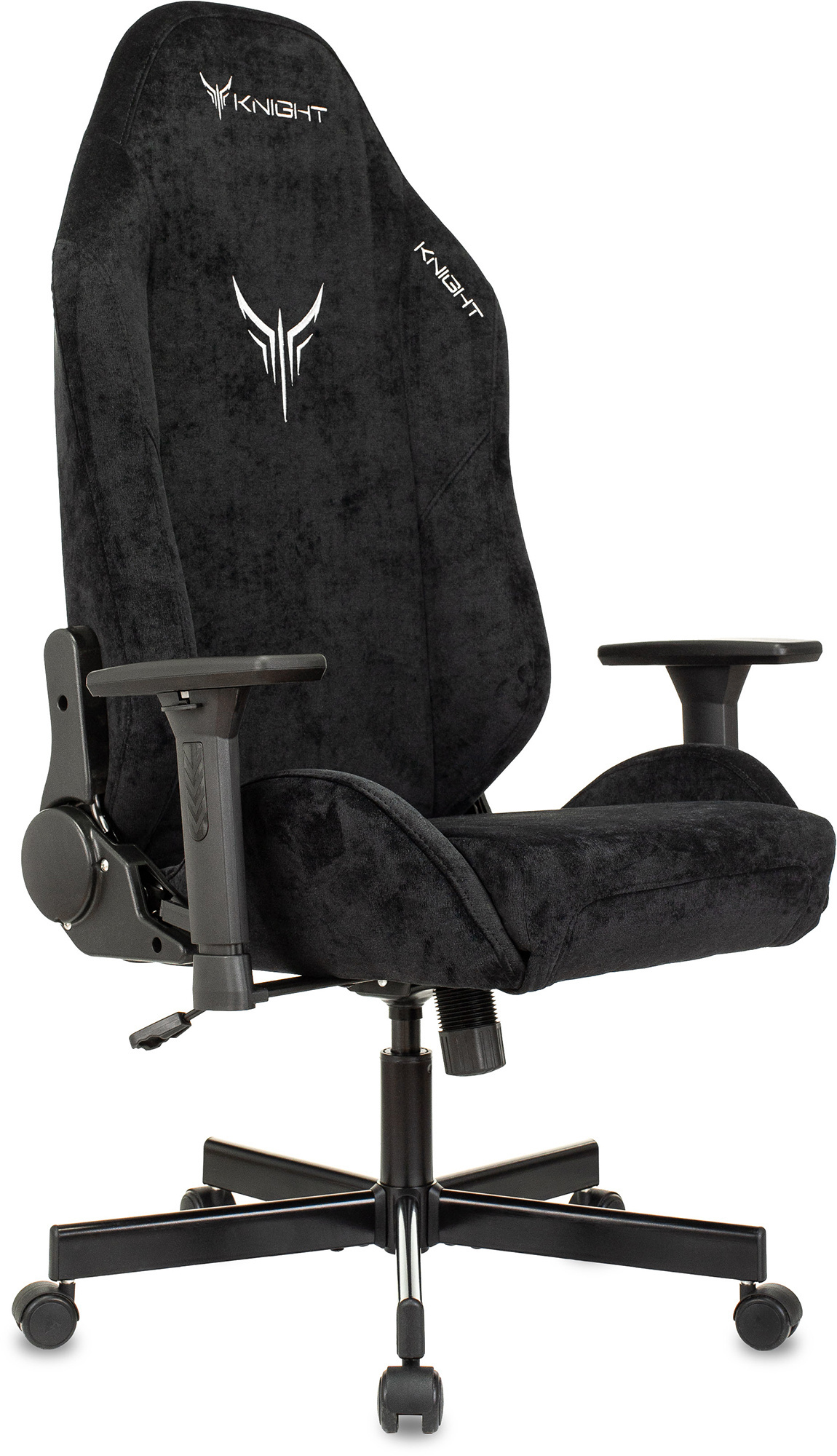 Кресло игровое Knight N1 Fabric черный Light-20