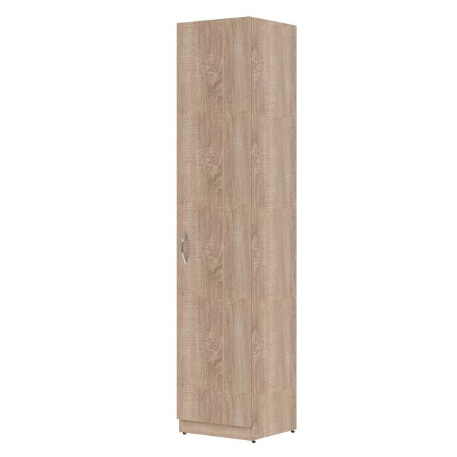 Шкаф колонка с глухой дверью SR-5U.1(R) Дуб Сонома светлый 386х375х1815 SIMPLE