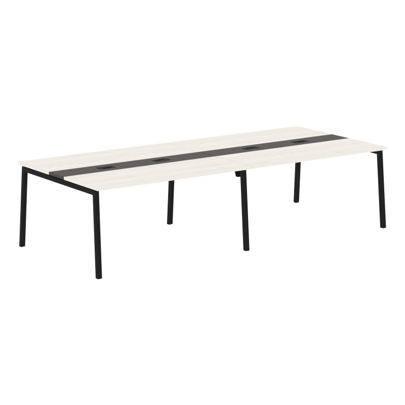 Конференц стол ELCT 3114 Ясень Траун/Мокко/Черный 3132х1346х750 EDIS