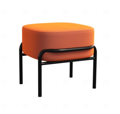 Пуф Flex FLX-4 Velvet Lux 72/Металл Черный