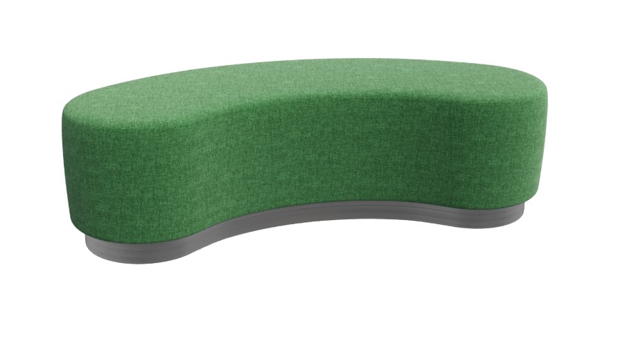 Пуфик Vermont PV-7 Velvet lux 77/Серебро