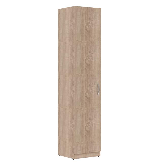Шкаф колонка с глухой дверью SR-5U.1(L) Дуб Сонома светлый 386х375х1815 SIMPLE