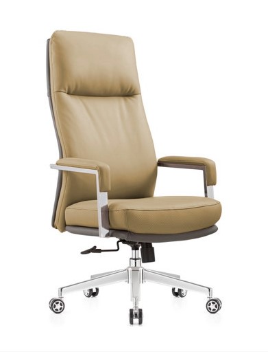 Кресло руководителя Riva Chair Leon RCH A916-1 Кремовый