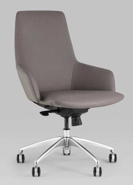 Кресло офисное TopChairs Bow, серый