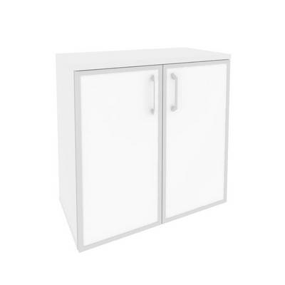 Onix Шкаф низкий широкий O.ST-3.2 R white Белый Бриллиант/Стекло White 800*420*823