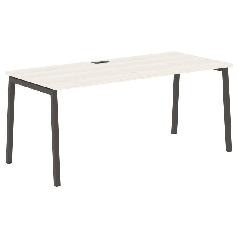 Стол прямой ELST 1780 Ясень Траун/Мокко 1760х800х750 EDIS
