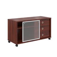 Тумба мобильная с дверью купе B 202.2A Бургунди 1200х500х660 BORN