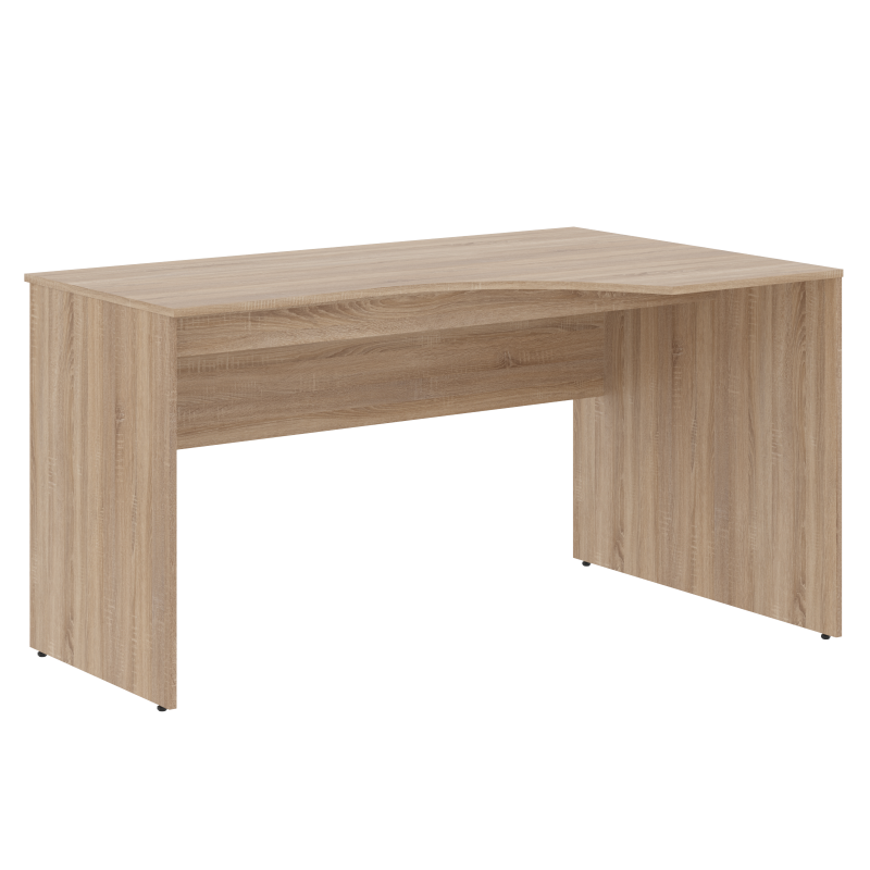 Каркас стола эргономичного SET140-1(R) Дуб Сонома Светлый 1400х900х760 SIMPLE
