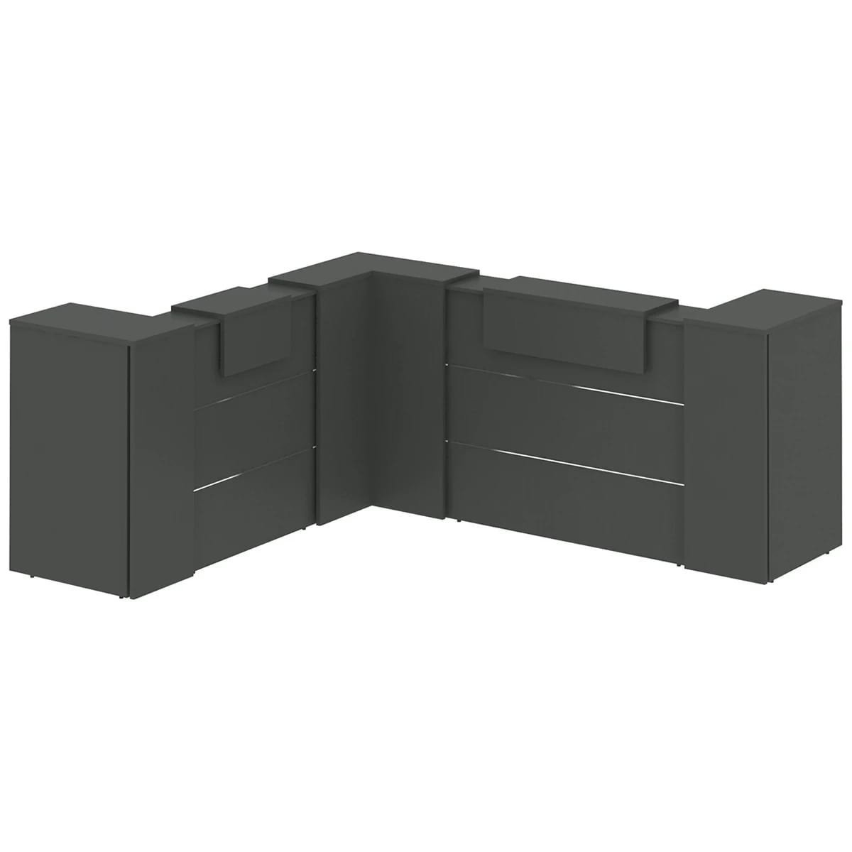Onix Ресепшн O.R-K-33 Антрацит 2607*3007*1187