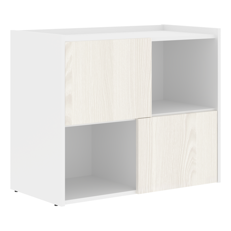 Тумба сервисная ELC 9045 Ясень Траун/Белый 904х450х750 EDIS