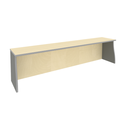 Riva Надставка на стол А.НС-4 Клен Металлик 1600*300*400