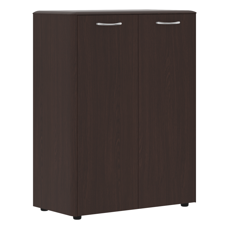 Шкаф средний с глухими дверьми и обвязкой DMC 85.1 Венге Магия 892х450х1185 DIONI