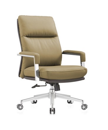 Кресло руководителя Riva Chair Leon-M RCH B916 Кремовый