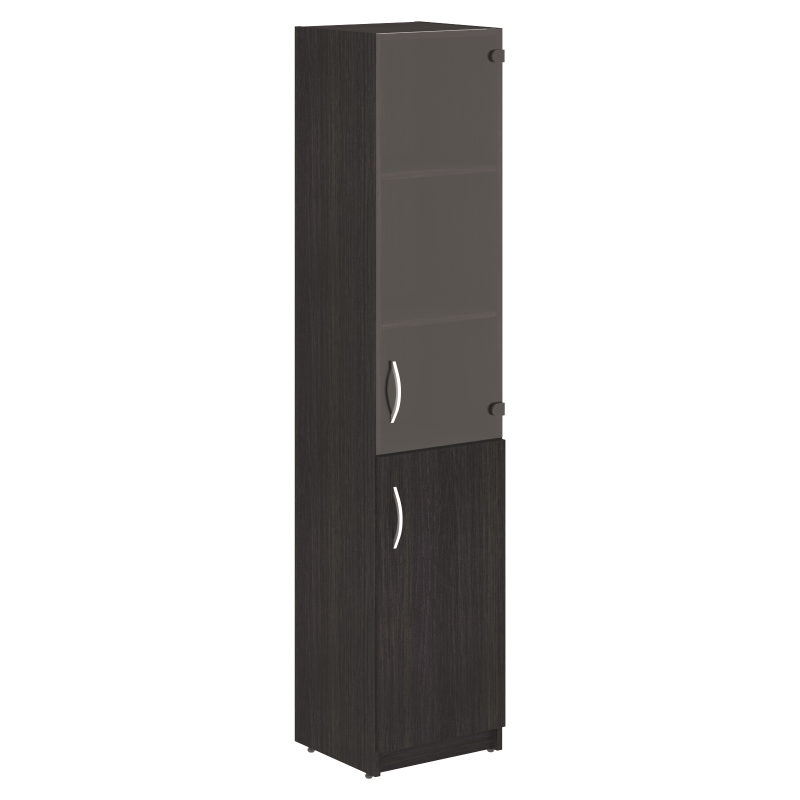 Шкаф колонка комбинированая SR-5U.2(R) Дуб Юкон Модерн 386х375х1815 SIMPLE