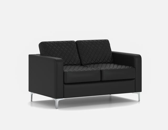 Диван двухместный Chairman Актив 1360х830х830 к/з Euroline 9100
