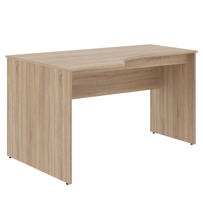 Каркас стола эргономичного SET140-1(L) Дуб Сонома Светлый 1400х900х760 SIMPLE